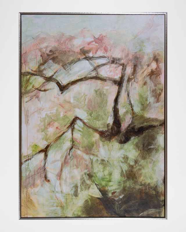 "Spring Diptych I" Framed Giclee